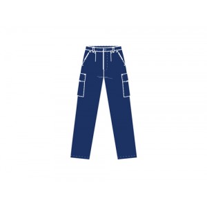 CALÇA HR AB/FECHO B/ALFORGE AZUL ESCURO Alg.*